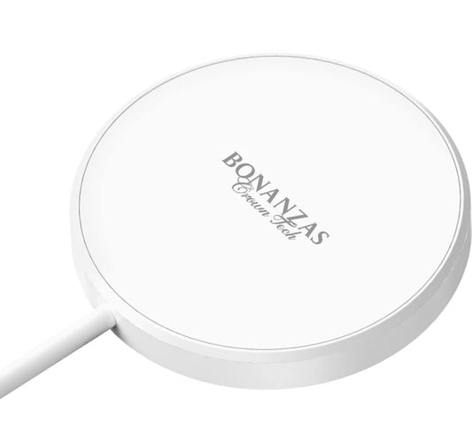 Bonanza's Crown Tech
3 in 1 Double Sided 15W Fast Wireless Magnetic Charger Pad Compatible with Apple Products (Black)